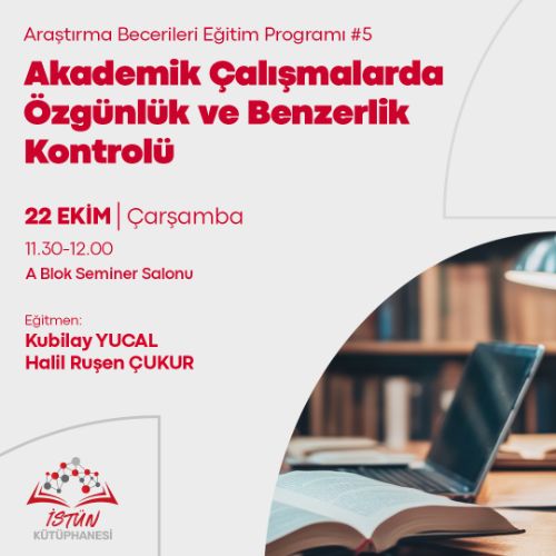 Akademik Çalışmalarda Özgünlük ve Benzerlik Kontrolü