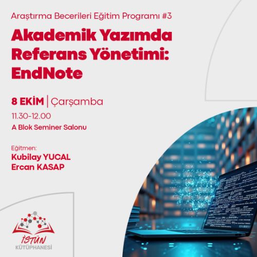 Akademik Yazımda Referans Yönetimi - EndNote