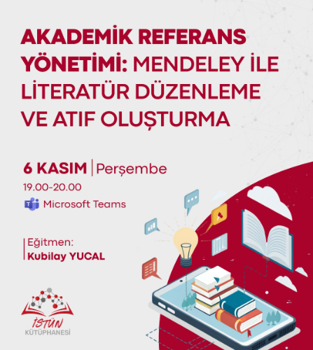 Akademik Referans Yönetimi: Mendeley ile Literatür Düzenleme ve Atıf Oluşturma