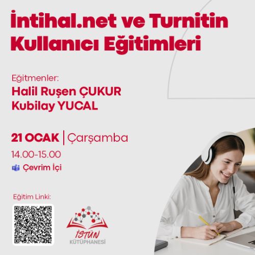 İntihal.net ve Turnitin Kullanıcı Eğitimleri