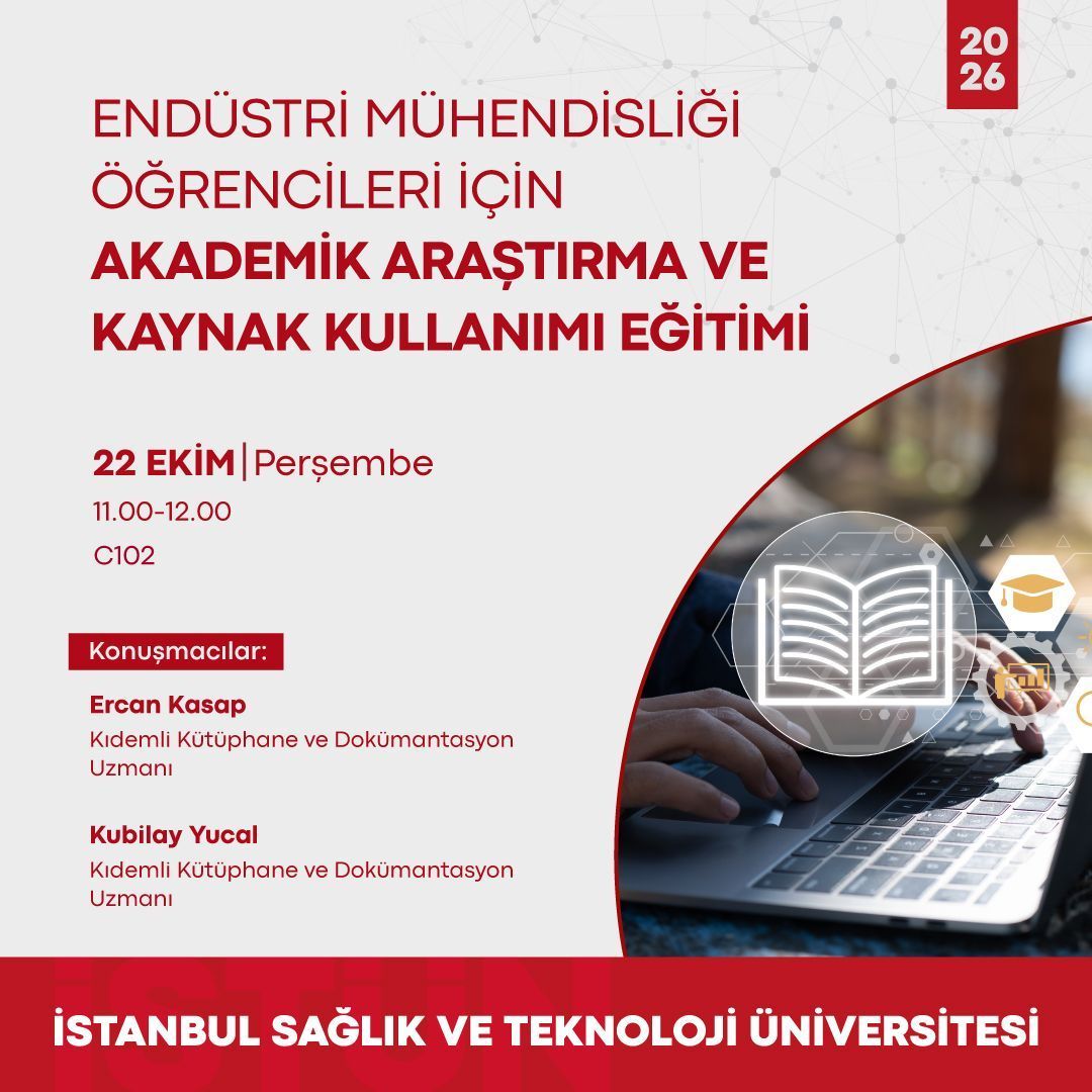 Endüstri Mühendisliği Öğrencileri İçin Akademik Araştırma ve Kaynak Kullanımı Eğitimi